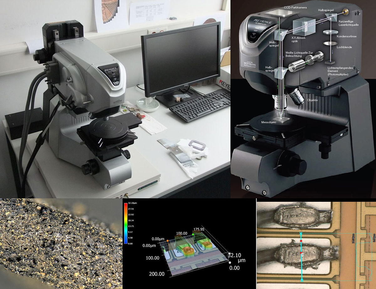 Photo of laser scanning microscope