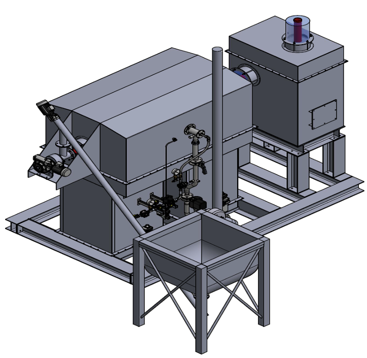 3D model of WAHRHEIT high-temperature pyrolysis