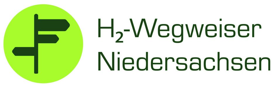 Logo of the "H2-Wegweiser Niedersachsen"